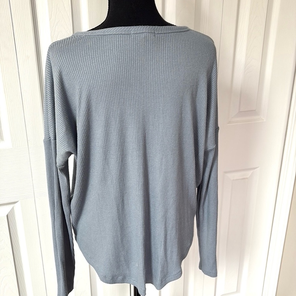 rag & bone Ribbed Drop Shoulder Top - Picture 5 of 14